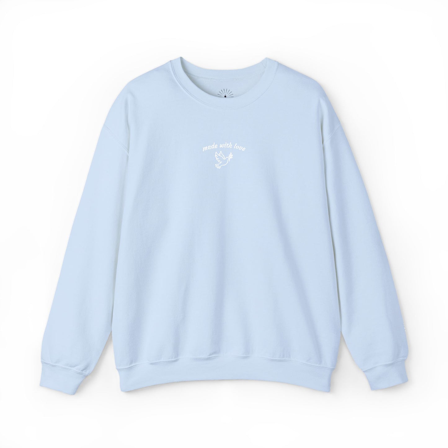 "made with love" Embroidered Sweatshirt