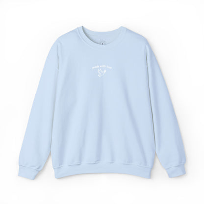 "made with love" Embroidered Sweatshirt