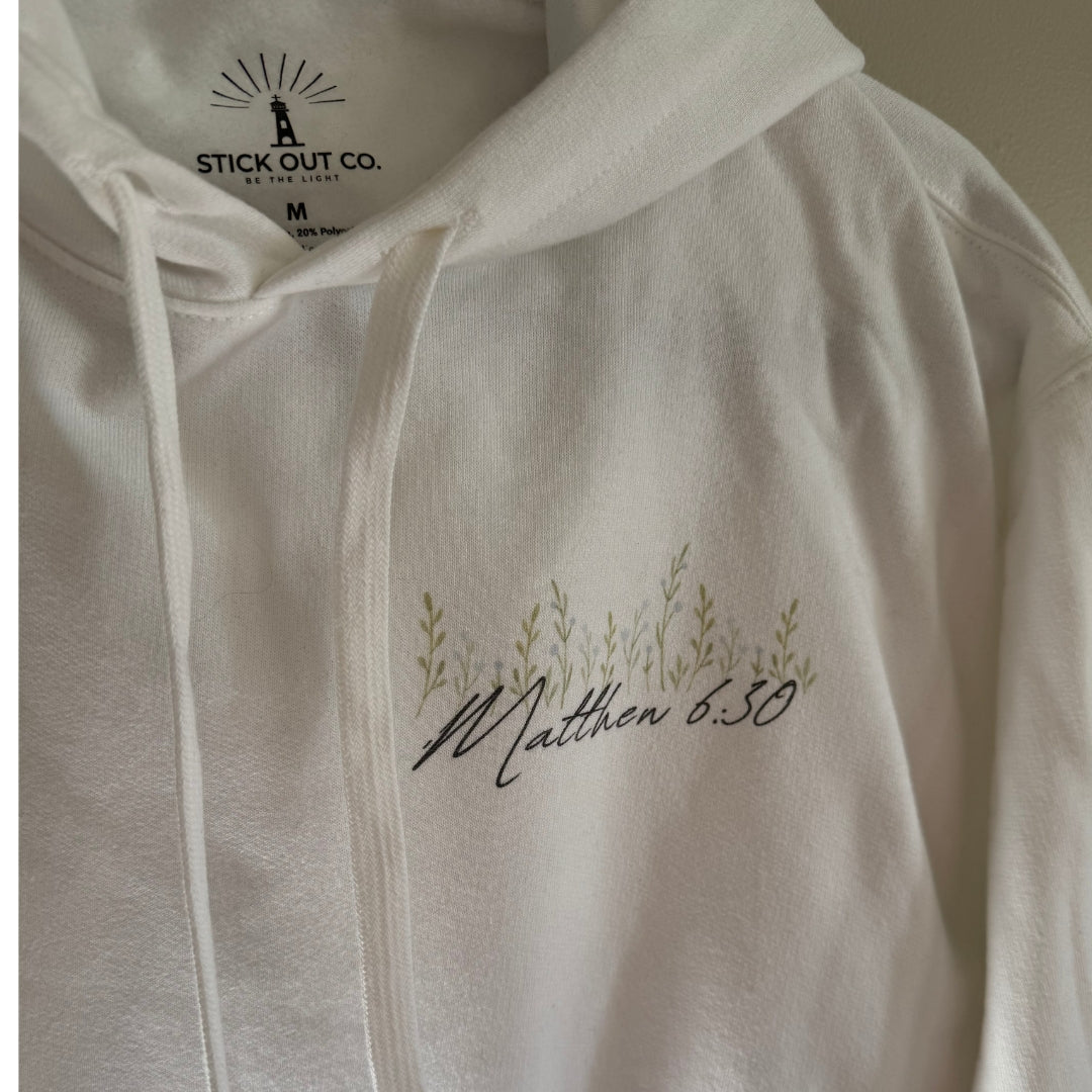 "Matthew 6:30" Soft Pullover Hoodie