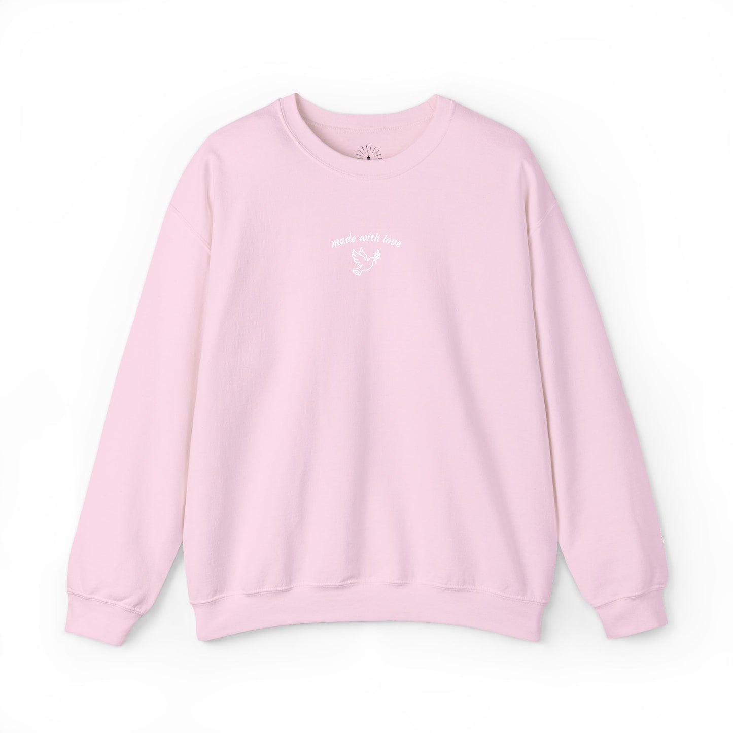 "made with love" Embroidered Sweatshirt