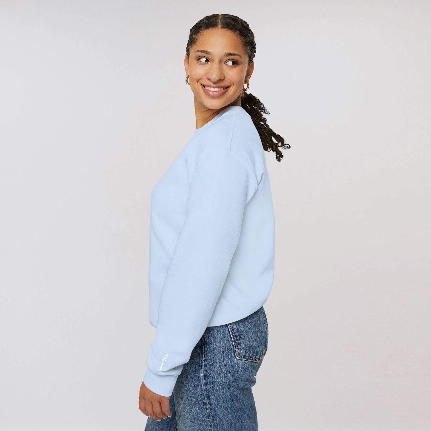 "made with love" Embroidered Sweatshirt
