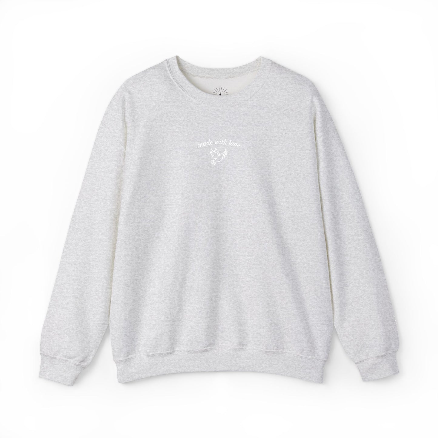 "made with love" Embroidered Sweatshirt